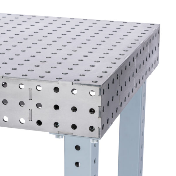 Schweißtisch - 1200 x 800 x 150 mm - Plattenstärke 10mm - Lochsystem 16mm – Bild 2