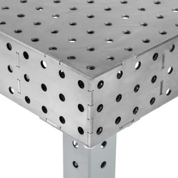 Schweißtisch - 1200 x 800 x 150 mm - Plattenstärke 10mm - Lochsystem 16mm – Bild 4