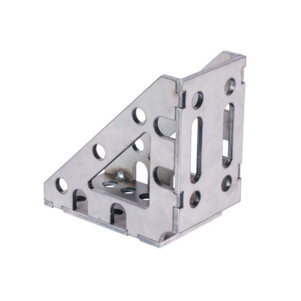 Spannwinkel 175 x 175 x 100 mm, 16mm Lochssystem