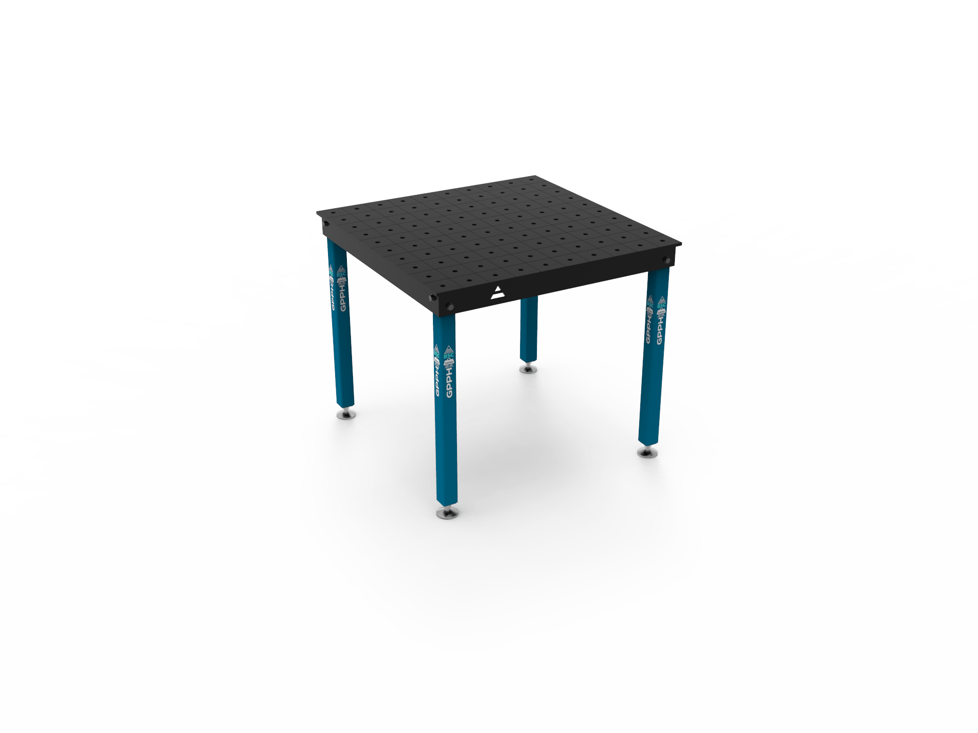 Schweiss- und Montagetisch GPPH Basic Lochraster 100x100mm - 1000 mm x 1000 mm x 200 mm - 16 mm