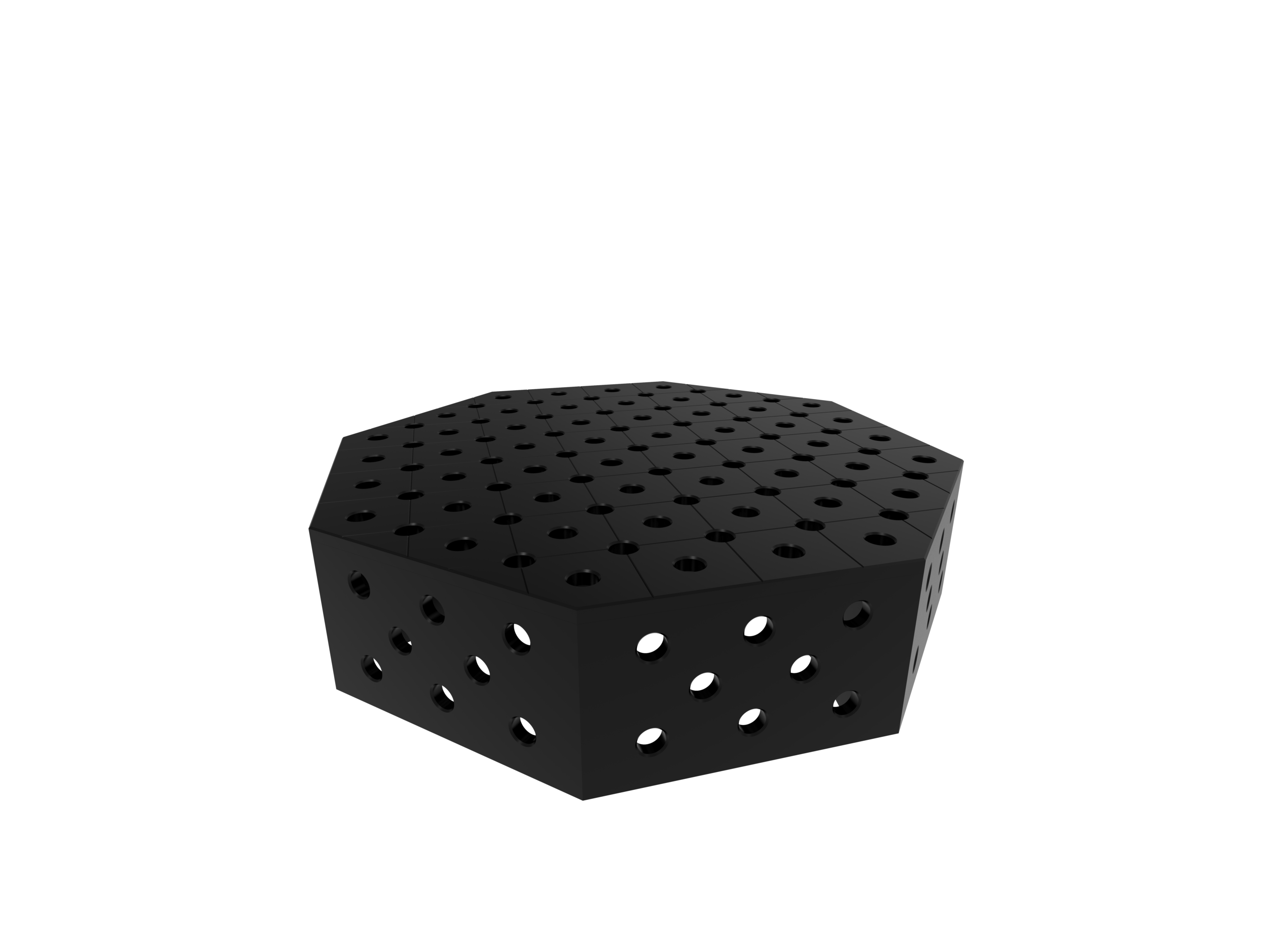 GPPH OCT Schweißtisch (Oktagon / Achteck) - 800 mm x 800 mm x 200 mm - 28 mm - GPPH PRO