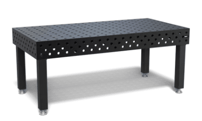 SIEGMUND WORK PREMIUM Schweisstisch Plasmanitriert - 2000 mm x 1000 mm x 200 mm - Fuß Grundausstattung 650